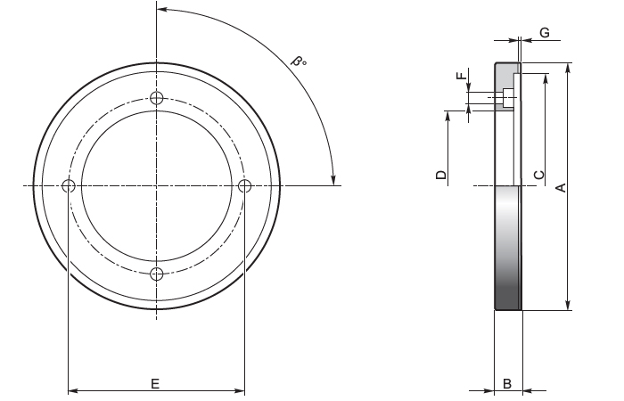 disegno tecnico porta spazzola Telcomec