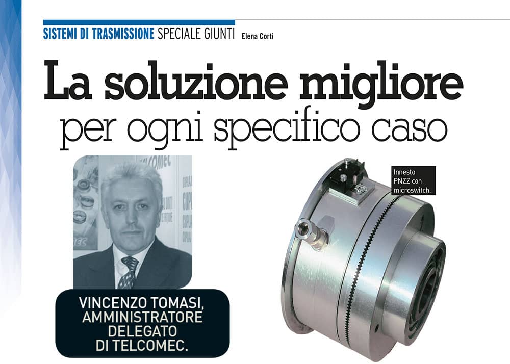 copertina articolo su rivista Organi di Trasmissione